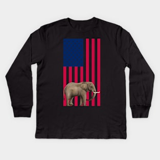 Elephant Kids Long Sleeve T-Shirt